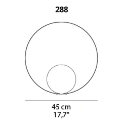 Oluce Siro 288 LED Tischleuchte| Tischleuchten