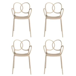 Stühle|Gartenstühle^Driade Sissi Gartenarmlehnstuhl 4er Set