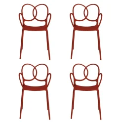 Stühle|Gartenstühle^Driade Sissi Gartenarmlehnstuhl 4er Set