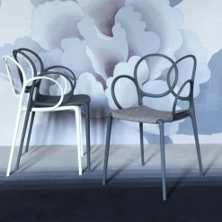 Stühle|Gartenstühle^Driade Sissi Gartenarmlehnstuhl 4er Set