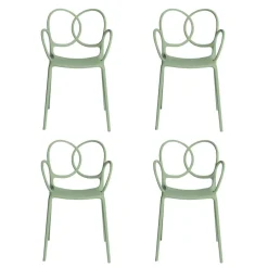 Stühle|Gartenstühle^Driade Sissi Gartenarmlehnstuhl 4er Set