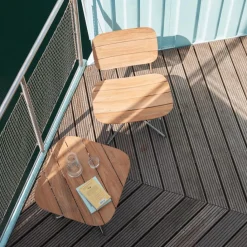 Garten-Beistelltische^Fritz Hansen Skagerak Lilium Lounge Gartenbeistelltisch