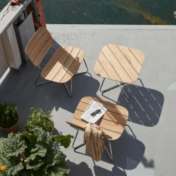 Garten-Beistelltische^Fritz Hansen Skagerak Lilium Lounge Gartenbeistelltisch