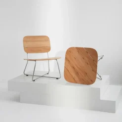 Garten-Beistelltische^Fritz Hansen Skagerak Lilium Lounge Gartenbeistelltisch