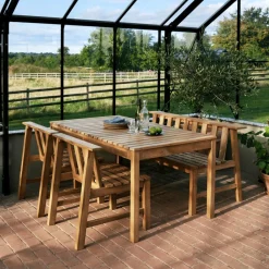 Fritz Hansen Skagerak Plank Gartentisch| Gartentische