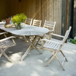 Stühle^Fritz Hansen Skagerak Selandia Gartenarmlehnstuhl