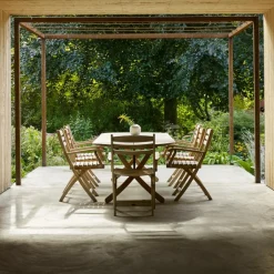 Fritz Hansen Skagerak Selandia Gartenarmlehnstuhl| Gartenstühle