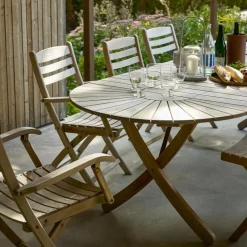 Fritz Hansen Skagerak Selandia Gartenarmlehnstuhl| Gartenstühle