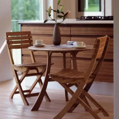 Fritz Hansen Skagerak Vendia Gartentisch Ø 75cm| Garten-Bistrotische