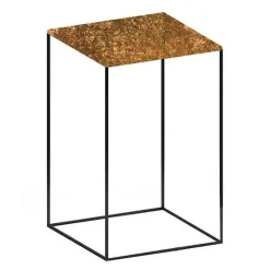 Zeus Slim Irony Art Beistelltisch 41x41x64cm| Tische|Beistelltische