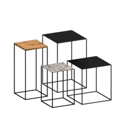 Beistelltische^Zeus Slim Irony Beistelltisch 41x41cm