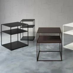 Tische^Zeus Slim Irony Triplet Beistelltisch 40x40cm