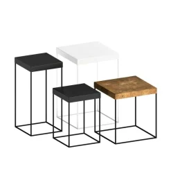 Zeus Slim Up Beistelltisch 41x41cm| Beistelltische