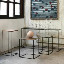 Zeus Slim Up Beistelltisch 41x41cm| Beistelltische