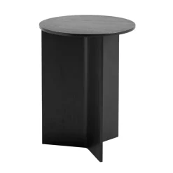 Beistelltische|Tische^HAY Slit Beistelltisch Holz rund H47cm