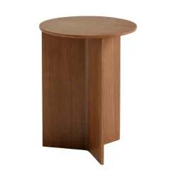 Beistelltische|Tische^HAY Slit Beistelltisch Holz rund H47cm
