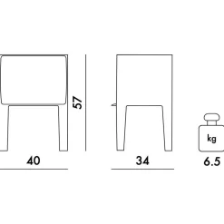Container|Container^Kartell Small Ghost Buster Nachttisch