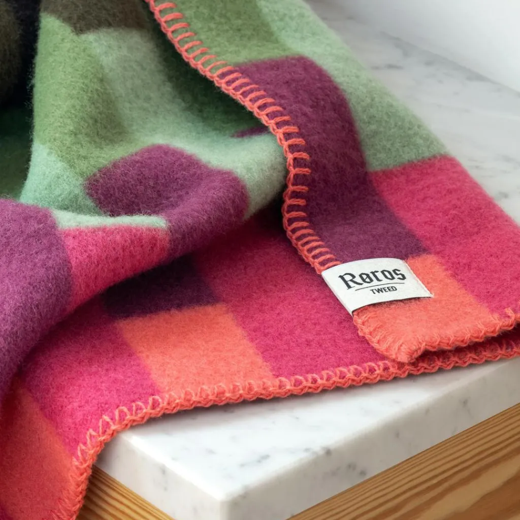 Tagesdecken & Plaids^Røros Tweed Åsmund Bold Tagesdecke/Überwurf 135x200cm