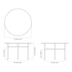 Audo Snaregade Esstisch Ø 120cm| Tische