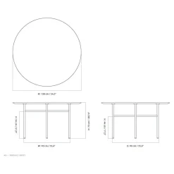 Tische|Esstische^Audo Snaregade Esstisch Ø 138cm