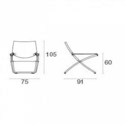 Emu Snooze Cozy Liegestuhl klappbar| Stühle|Gartenstühle