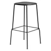 Barhocker^HAY Soft Edge 85 Barhocker hoch Gestell Stahl schwarz