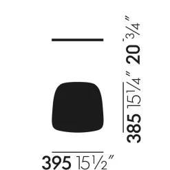 Sitzkissen & Auflagen^Vitra Soft Seats Outdoor Sitzkissen Typ A