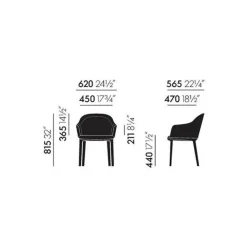 Stühle^Vitra Softshell Armlehnstuhl