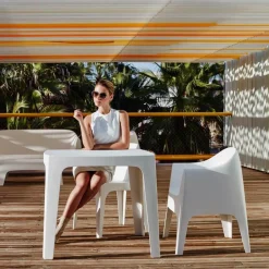 Vondom Solid Armlehnstuhl 4er Set| Gartenstühle