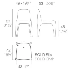 Stühle^Vondom Solid Stuhl