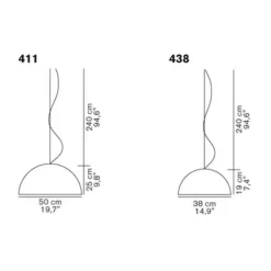 Pendelleuchten^Oluce Sonora Pendelleuchte