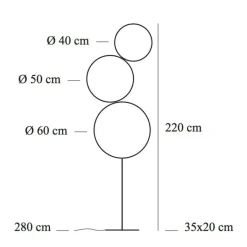 Stehleuchten^Catellani & Smith Sorry Giotto 3 LED Stehleuchte