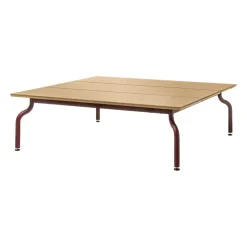 Magis South Gartentisch niedrig 120x120cm Teak| Garten-Beistelltische