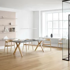 Tische^Andersen Furniture Space Esstisch ausziehbar Beine Massivholz 220x95cm