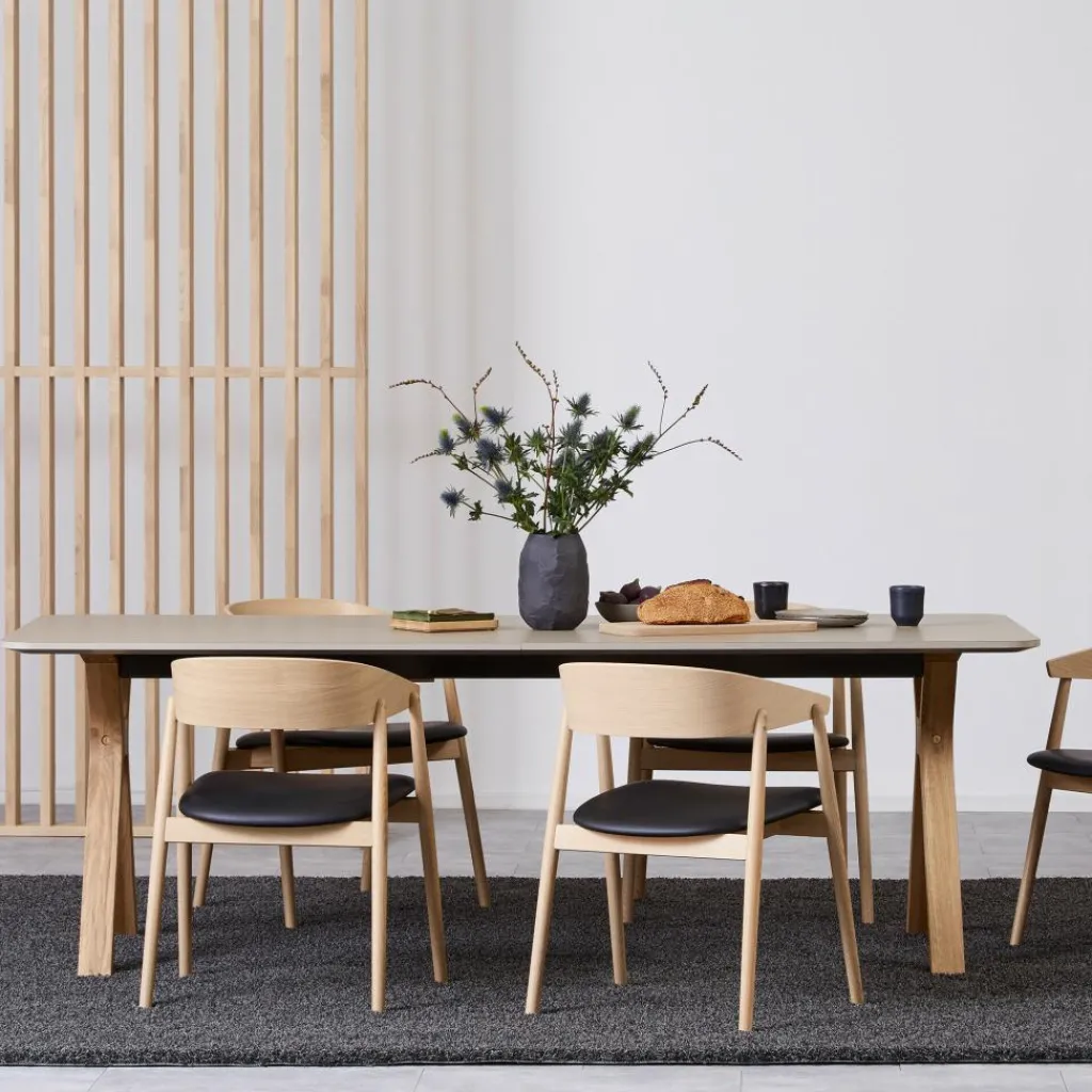 Andersen Furniture Space Esstisch ausziehbar Beine Massivholz 220x95cm| Esstische