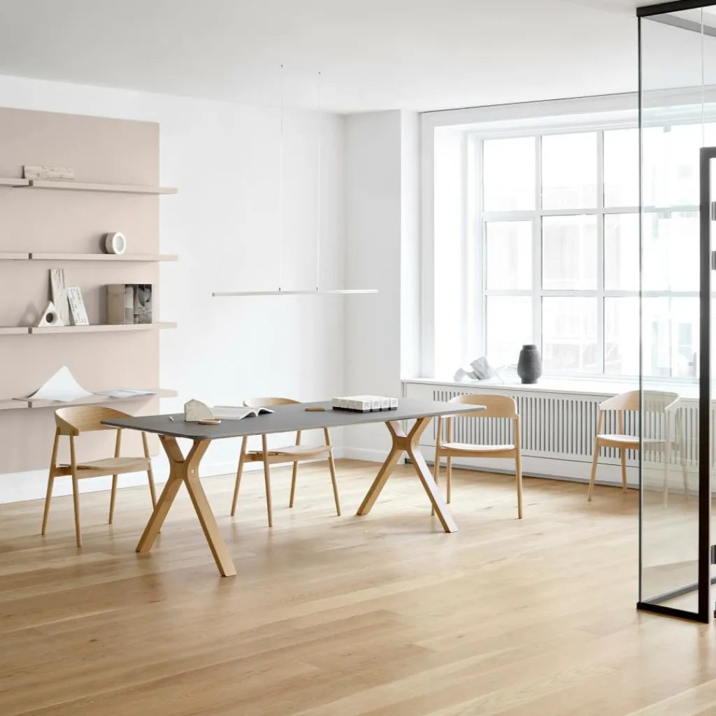 Andersen Furniture Space Esstisch ausziehbar Beine Massivholz 220x95cm| Esstische