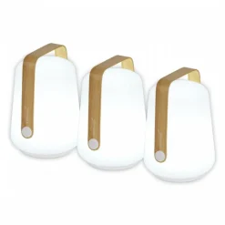 Outdoor-Akkuleuchten|Outdoor-Akkuleuchten^Fermob Special Edition Balad Bamboo LED Akkuleuchte 3er Set H 12cm