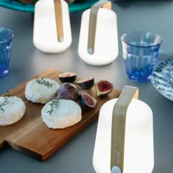 Outdoor-Akkuleuchten|Outdoor-Akkuleuchten^Fermob Special Edition Balad Bamboo LED Akkuleuchte 3er Set H 12cm
