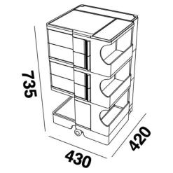 Container|Container^B-Line Special Edition Boby 3/4 Rollcontainer L