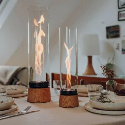 Fackeln & Laternen|Fackeln & Laternen^höfats Spin air 1200 Tischfeuer Eiche