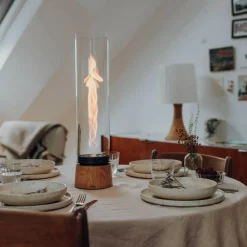 Fackeln & Laternen|Fackeln & Laternen^höfats Spin air 1200 Tischfeuer Eiche