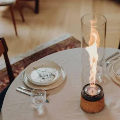 Fackeln & Laternen|Fackeln & Laternen^höfats Spin air 1200 Tischfeuer Eiche