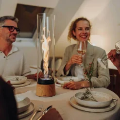 Fackeln & Laternen|Fackeln & Laternen^höfats Spin air 1200 Tischfeuer Eiche