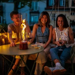 Fackeln & Laternen|Fackeln & Laternen^höfats Spin air 1200 Tischfeuer Emaille