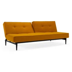 Schlafsofas^Innovation Living Splitback Styletto Schlafsofa Holz schwarz 210x91cm