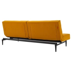 Schlafsofas^Innovation Living Splitback Styletto Schlafsofa Holz schwarz 210x91cm