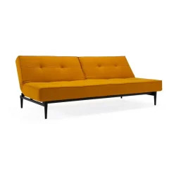 Schlafsofas^Innovation Living Splitback Styletto Schlafsofa Holz schwarz 210x91cm