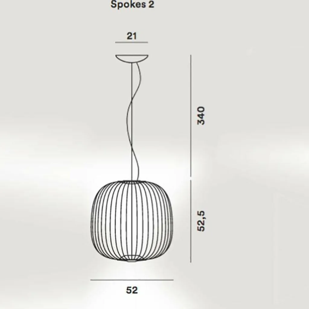 Pendelleuchten^Foscarini Spokes 2 LED Pendelleuchte dimmbar