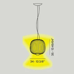 Foscarini Spokes 2 Small LED Pendelleuchte dimmbar| Pendelleuchten