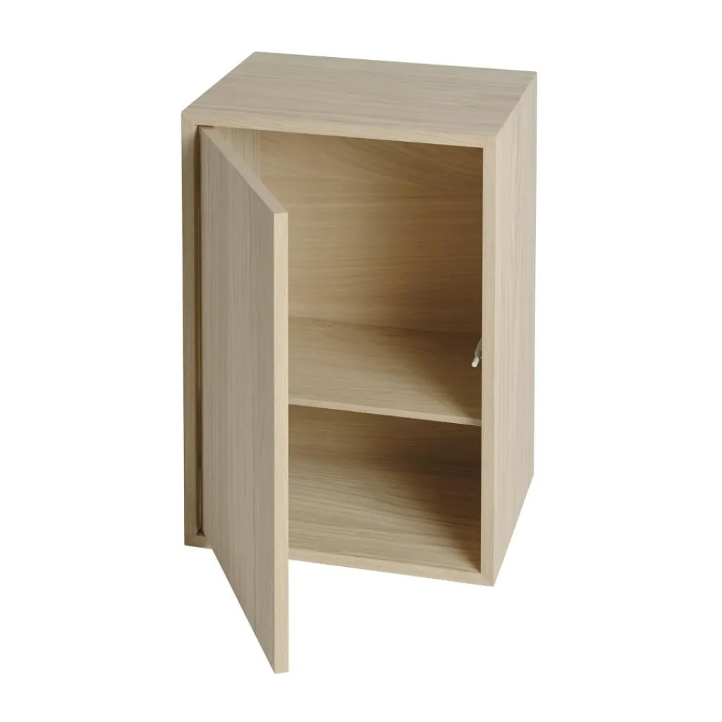 Regale|Regalsysteme^Muuto Stacked 2.0 Einzelmodul mit Tür L